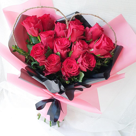 Букет из роз Сердечный - Фото 4