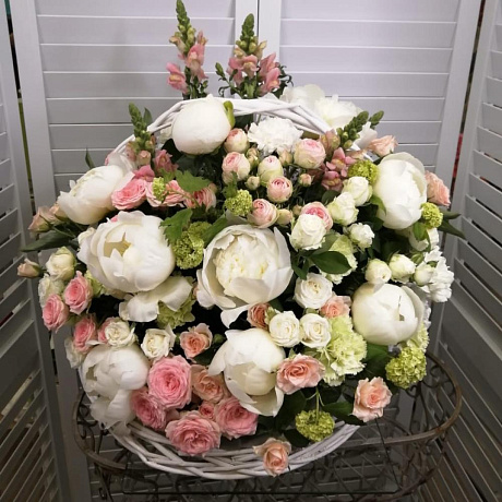 Корзина цветов №160 - Фото 5