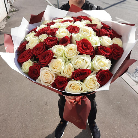 Букет цветов Красотка №163 - Фото 2