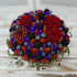Ягодный букет с розами в шляпной коробке (Коробка 17 см) - Фото 4