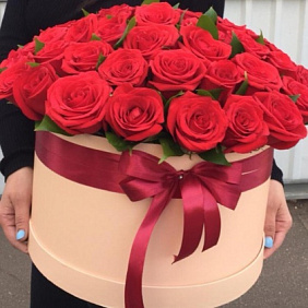 Коробка красных Роз