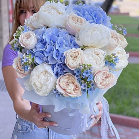 Букет цветов "Мальвина" №163