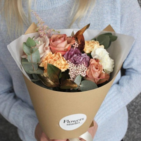 Букет цветов "Золотая осень" №164