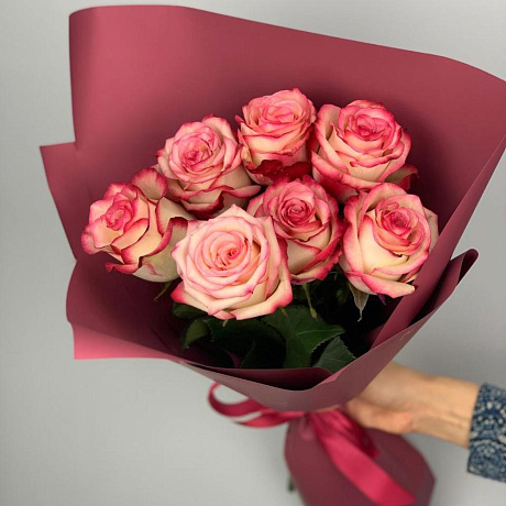 Букет цветов Пудровые облака 7 - Фото 3