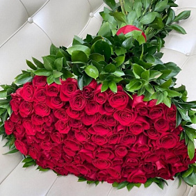Букет из 101 красной розы на заказ