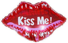 Фигура шар "Губы Kiss me" 61 см