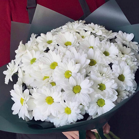 Букет из хризантем 19 - Фото 2