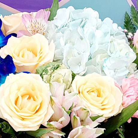 Букет цветов Рассвет №163 - Фото 4