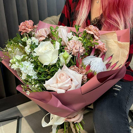 Букет цветов Вечно красивая - Фото 2
