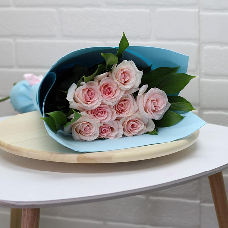 Букет из премиум 9 роз - Фото 3