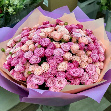 Букет из 71 розы Bombastic  - Фото 4