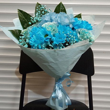 Букет цветов Лазурит №161 - Фото 4