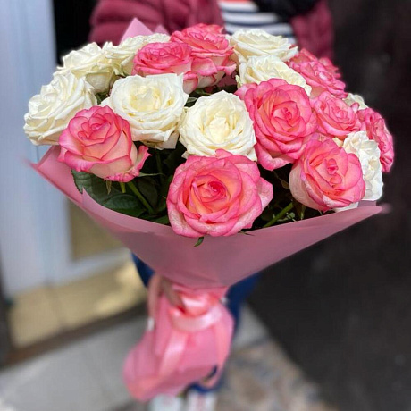 Букет «Бело-розовое облачко» - Фото 4