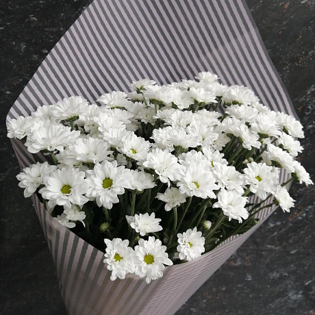 Букет цветов Ромашки в рубашке - Фото 3