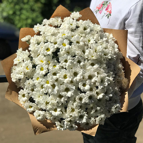 Букет из 35 хризантем. N425 - Фото 3