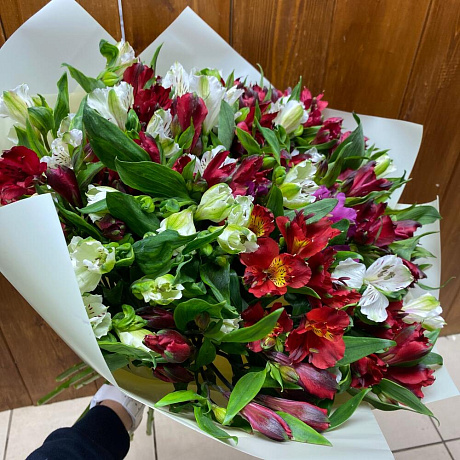 Букет из Альстрамерий №160 - Фото 4