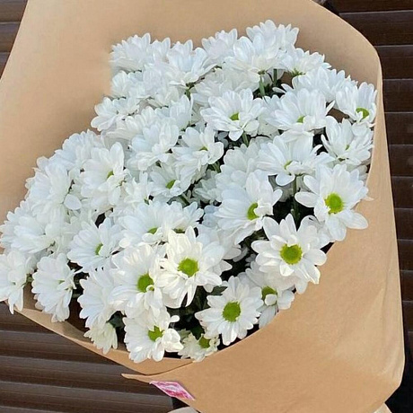 Букет кустовых хризантем №164 - Фото 2