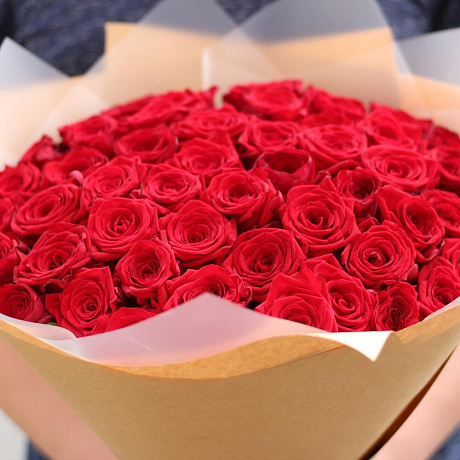 Букет из 51 розы №163 - Фото 3