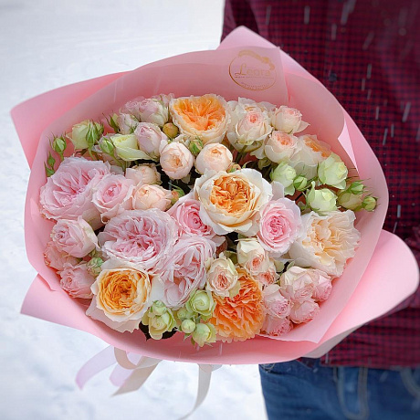 Букет цветов Ты ее очень любишь №160 - Фото 3