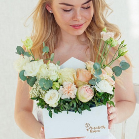 Букет цветов "Цветочная почта" №2