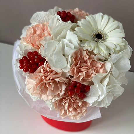 Букет цветов «Брусничное суфле» - Фото 4