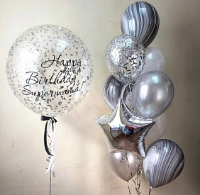 Композиция из шаров "Для любимой" - 10