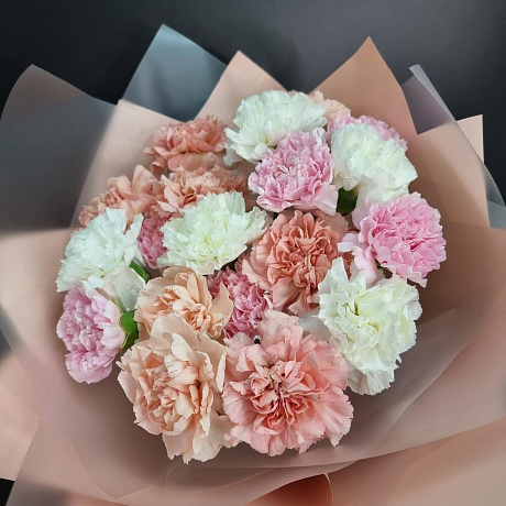 Букет из нежных диантусов - Фото 2