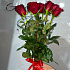 Букет бордовых роз - Фото 1