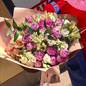Букет цветов "Нежная моя" №163