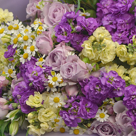 Букет с цветами 525 - Фото 2