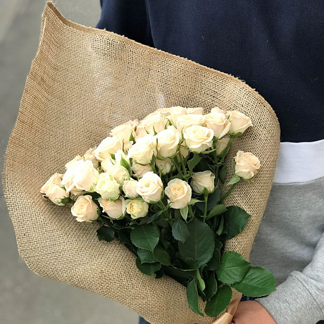 Кустовая роза 50 см.11 шт. N176 - Фото 4