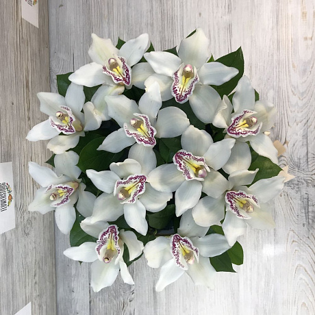 Коробки с цветами. Орхидея. Цимбидиум.  N145 - Фото 6