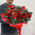 Букет цветов Зимний и красный - Фото 1