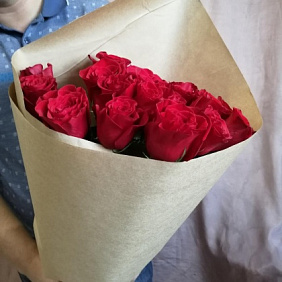 Букет из 23 крупных эквадорских роз