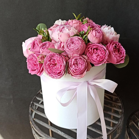 Букет в коробке Розовая пантера - Фото 2