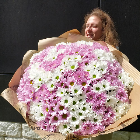 Букет хризантем Большая медведица - Фото 2