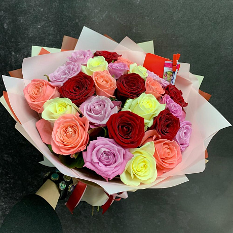 Конфетти из 25 роз - Фото 3