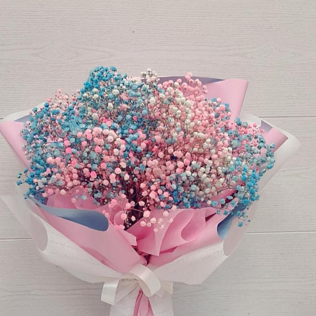 Букет цветов Облачко бабл гам - Фото 3