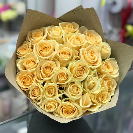 Букет Mono крем 25 - Фото 5