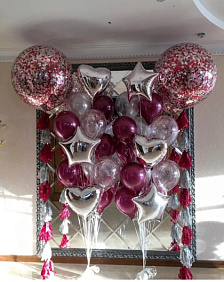 Композиция из шаров "Для любимой" - 14