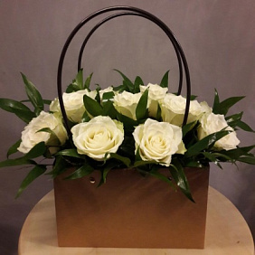 Букет цветов "Белоснежка" №206