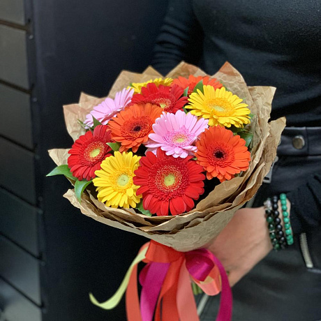 Букет цветов Пестрый - Фото 3