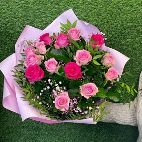 Букет цветов "La belleza de rosas"