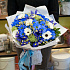 Букет цветов Васильки-ромашки - Фото 1