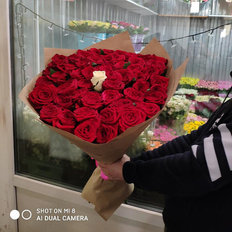Букет из 51 розы №209 - Фото 2