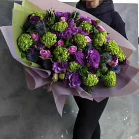 Букет цветов "Allium"