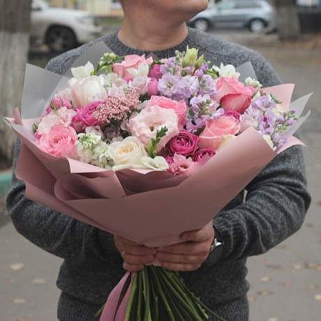 Ароматный букет цветов - Фото 3