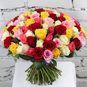 101 роза кения микс