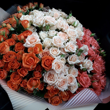 55 кустовых роз - Фото 2