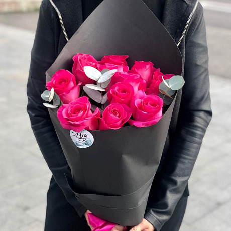 Букет цветов Pink Floyd Total Black - Фото 3